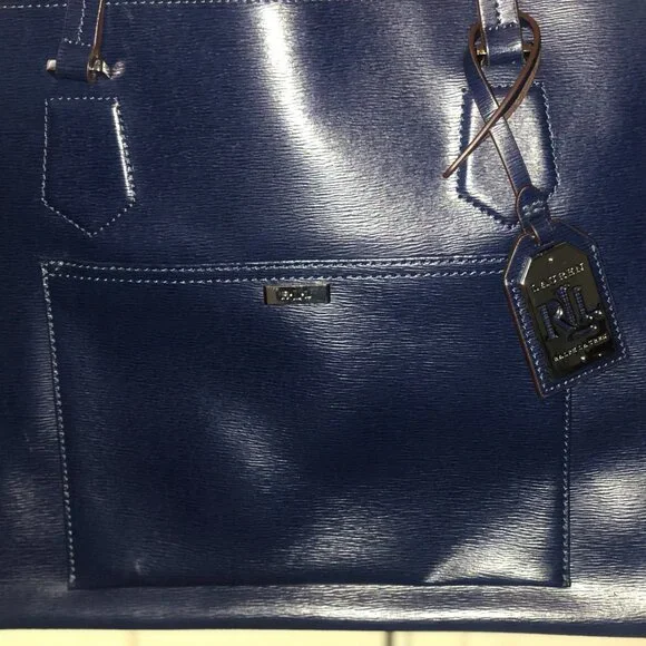 Ralph Lauren Navy Tote - Picture 4 of 8